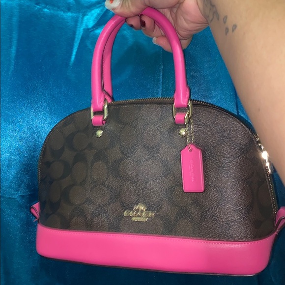 Coach EUC Cora pink 2017 crossbody handbag - Picture 4 of 11